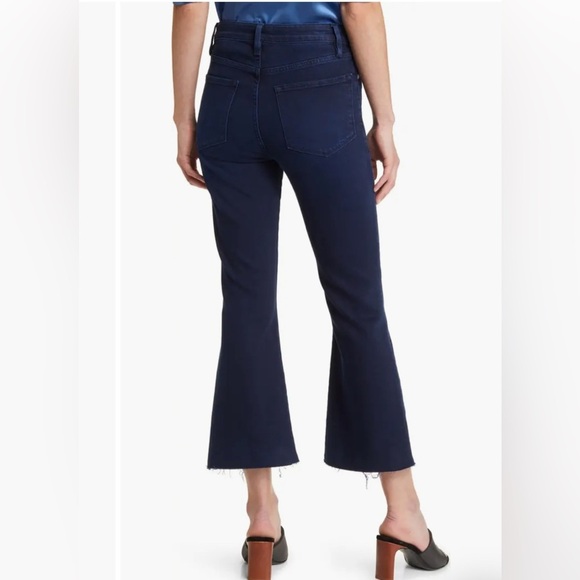 FRAME Le‎ Crop Flare Raw Hem Jeans in Fiona Size 28 Casual - Picture 2 of 15